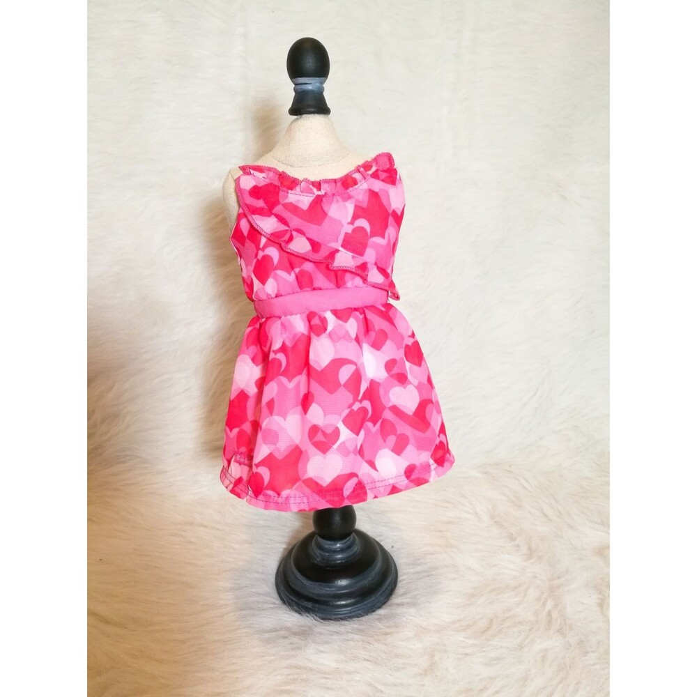 American Girl Truly Me Red Hearts Ruffle